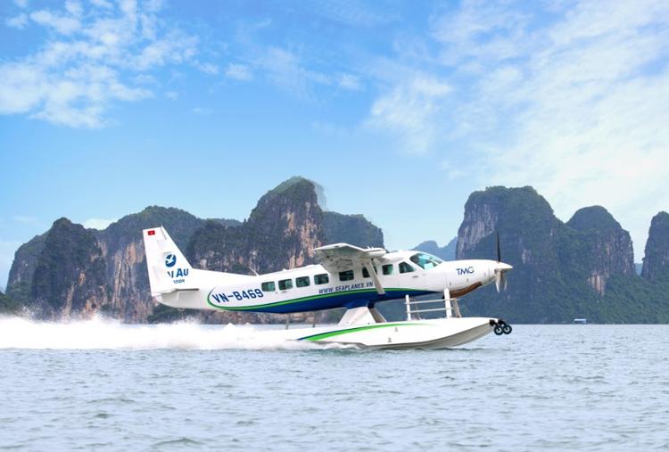 Hải &Acirc;u Aviation được th&agrave;nh lập năm 2011, l&agrave; th&agrave;nh vi&ecirc;n của Thi&ecirc;n Minh Group v&agrave; l&agrave; doanh nghiệp đầu ti&ecirc;n khai th&aacute;c dịch vụ thủy phi cơ thương mại tại Việt Nam. Ảnh: Internet