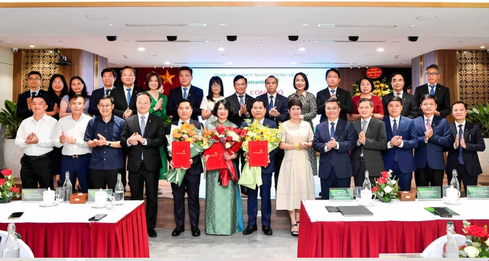 Vietcombank kiện toàn bộ máy nhân sự lãnh đạo tại Trụ sở chính