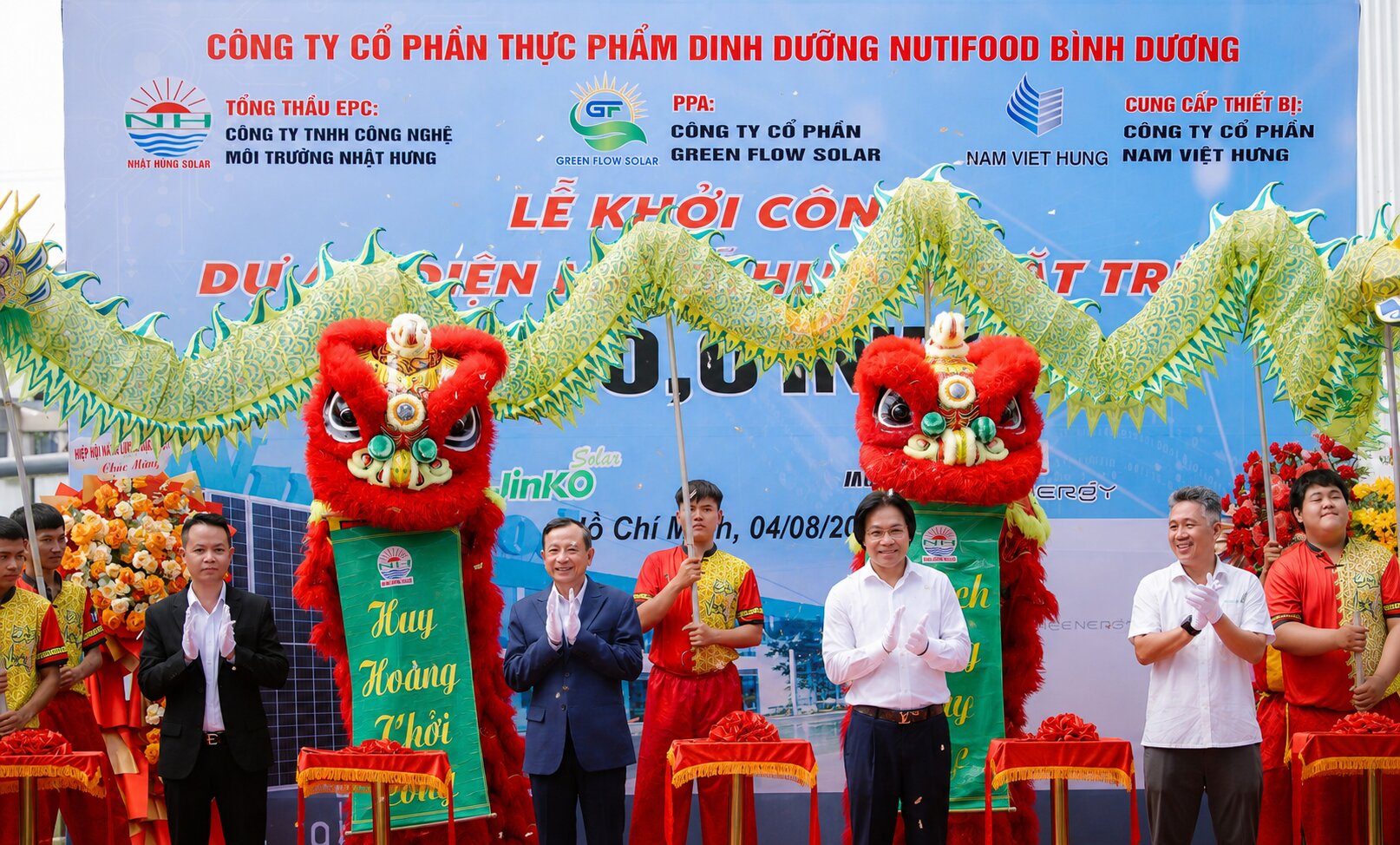 Nhà máy Nutifood đón nguồn điện xanh
