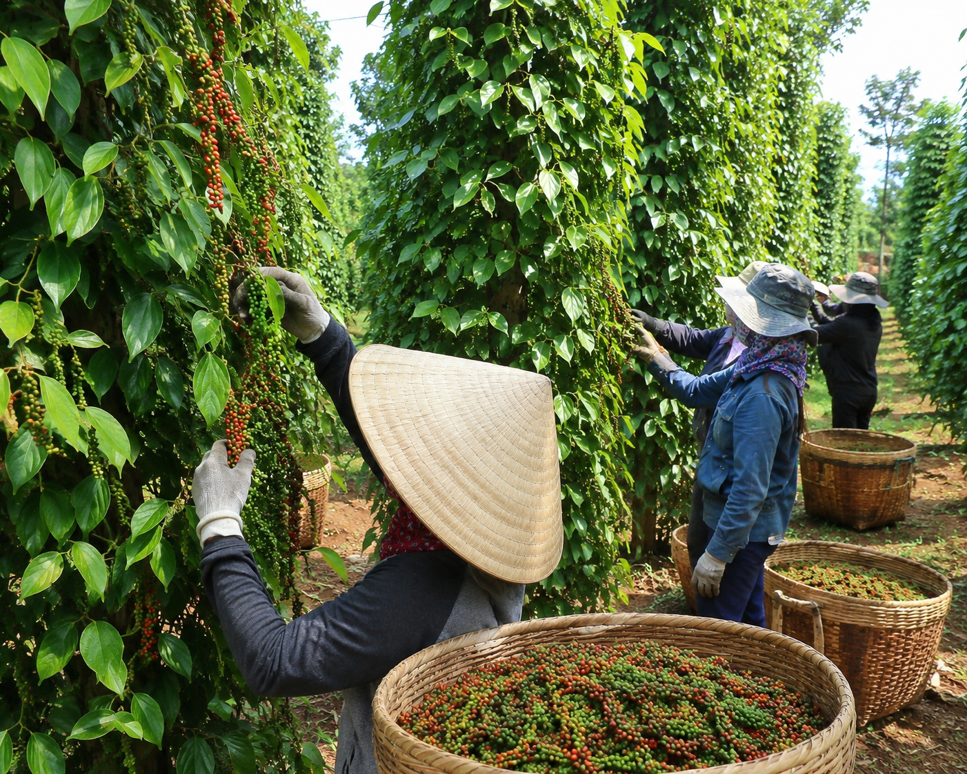 Giá tiêu hôm nay 6/8: Lặng sóng