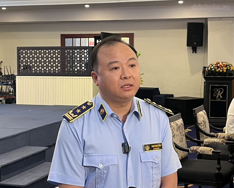 &Ocirc;ng Phạm Ngọc Sơn, Chi cục trưởng Chi cục Quản l&yacute; thị trường TP. Đ&agrave; Nẵng - Ảnh: VGP/LA