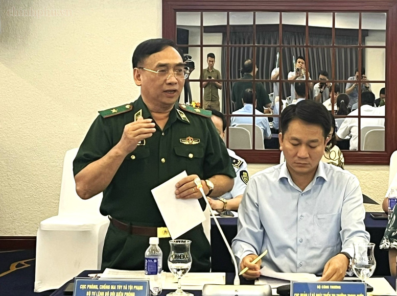 Thiếu tướng Đỗ Ngọc Cảnh, Cục trưởng Cục Ph&ograve;ng, chống ma t&uacute;y v&agrave; tội phạm thuộc Bộ Tư lệnh Bộ đội Bi&ecirc;n ph&ograve;ng - Ảnh: VGP/LA