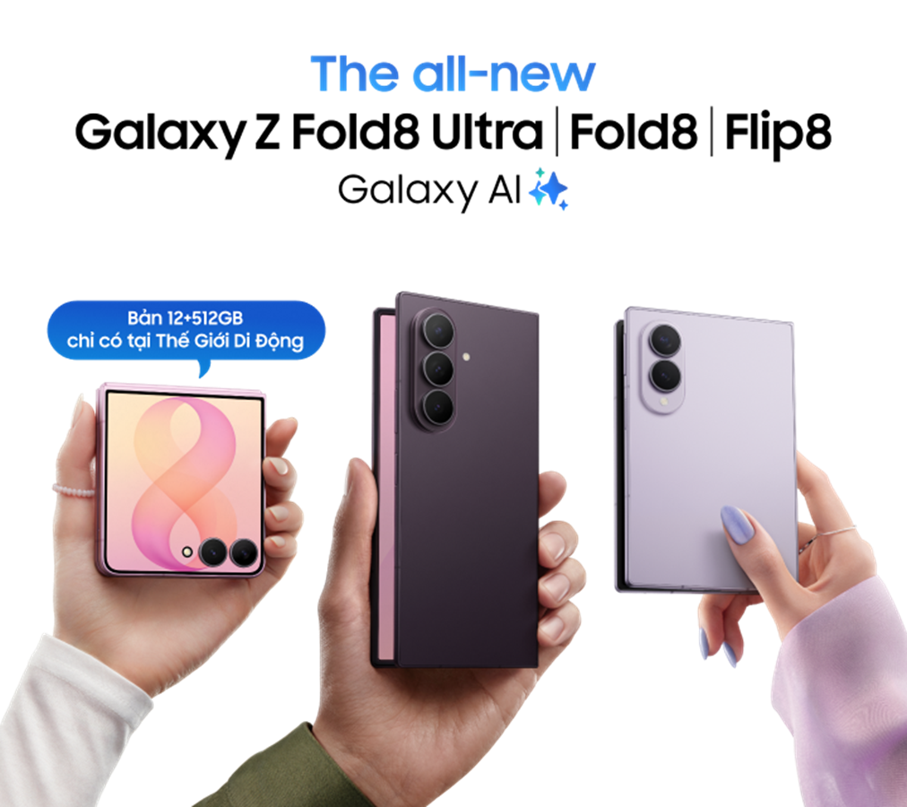 Các đại lý tại Việt Nam đồng loạt trả hàng sớm thế hệ Galaxy Z8 từ 0h ngày 8/8