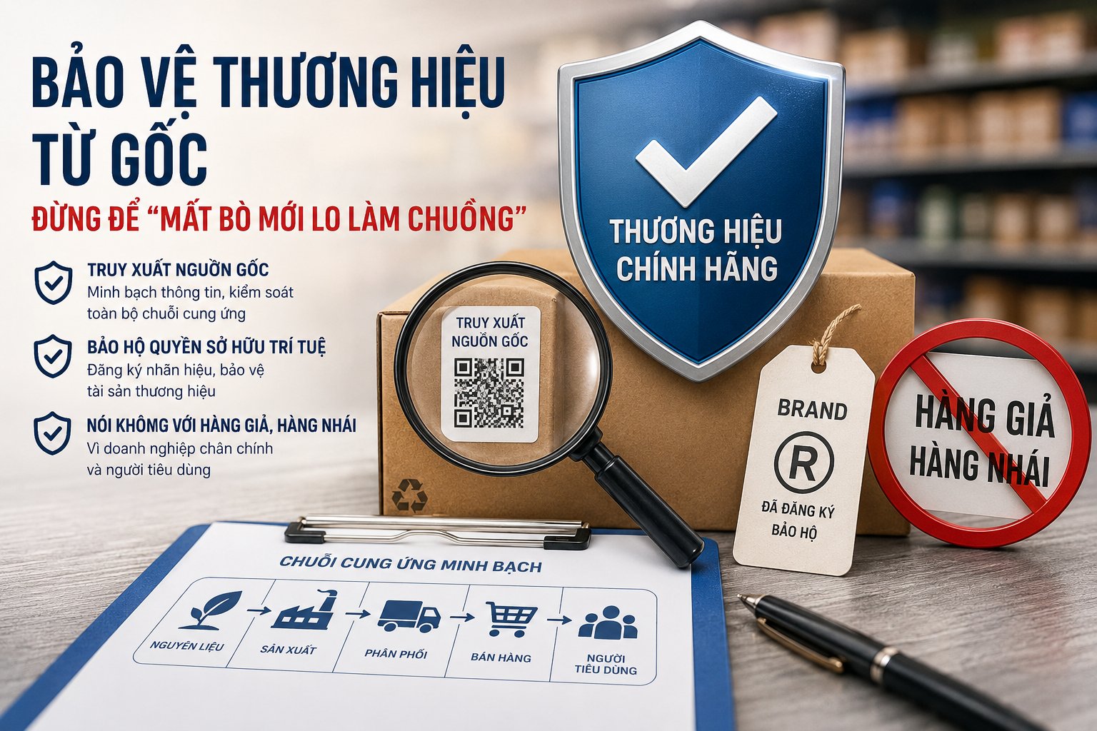 Bảo vệ thương hiệu từ gốc: Đừng để “mất bò mới lo làm chuồng”