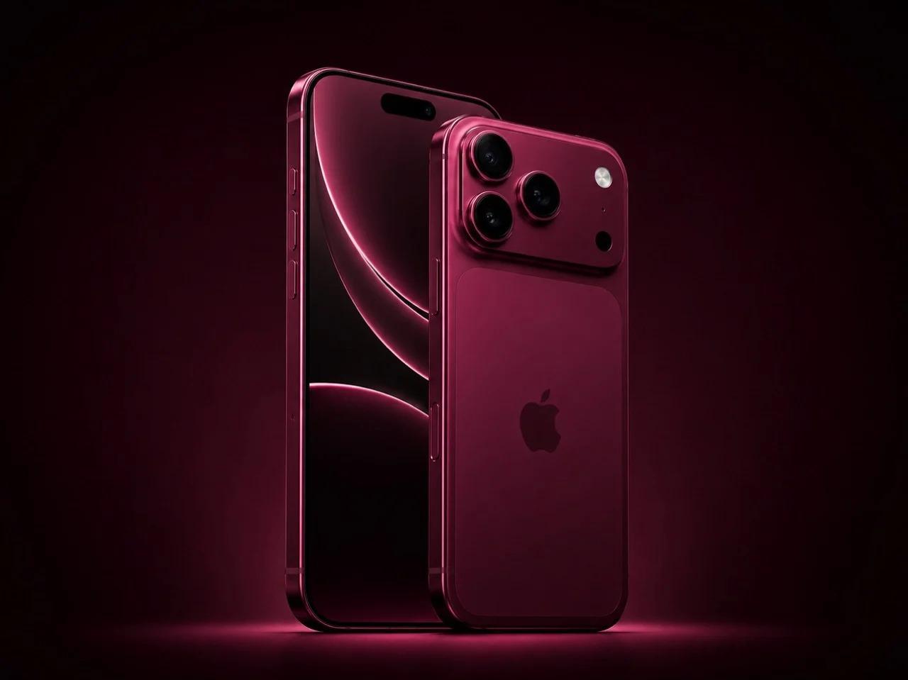 iPhone 18 Pro Max lộ màu Dark Cherry, sắc đỏ đậm thay thế Cosmic Orange?