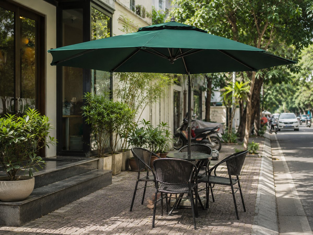Nội thất T&T – Đơn vị sản xuất ô che nắng ngoài trời tại Hà Nội