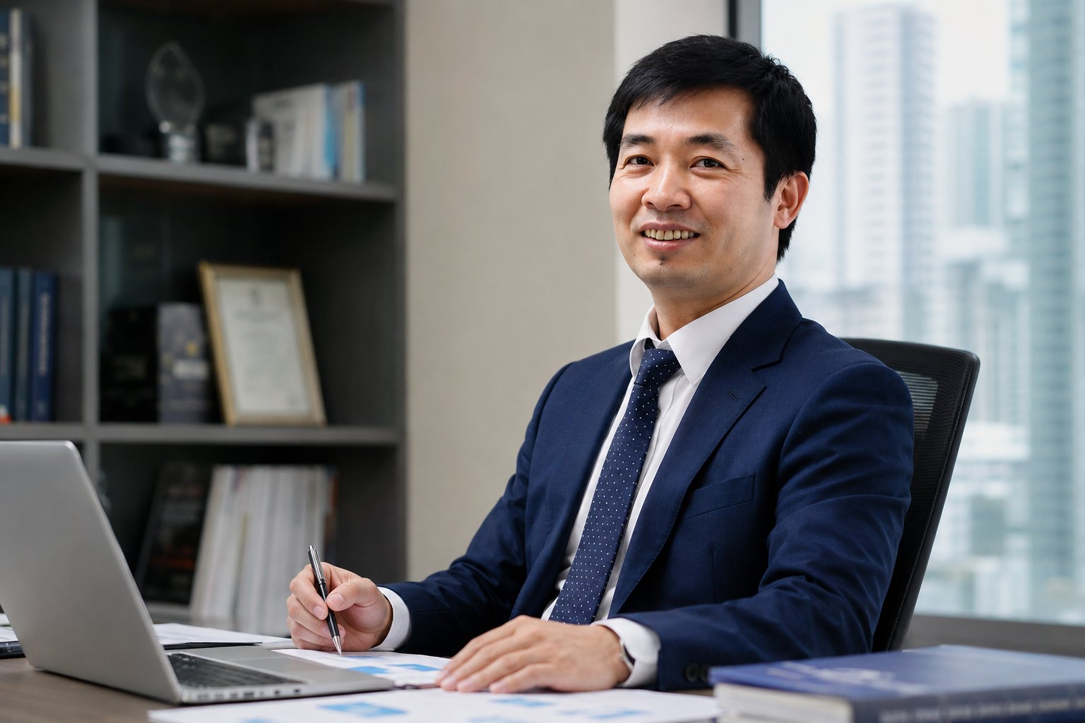 &Ocirc;ng Nguyễn Quang Huy, CEO Khoa T&agrave;i ch&iacute;nh &ndash; Ng&acirc;n h&agrave;ng, Trường Đại học Nguyễn Tr&atilde;i
