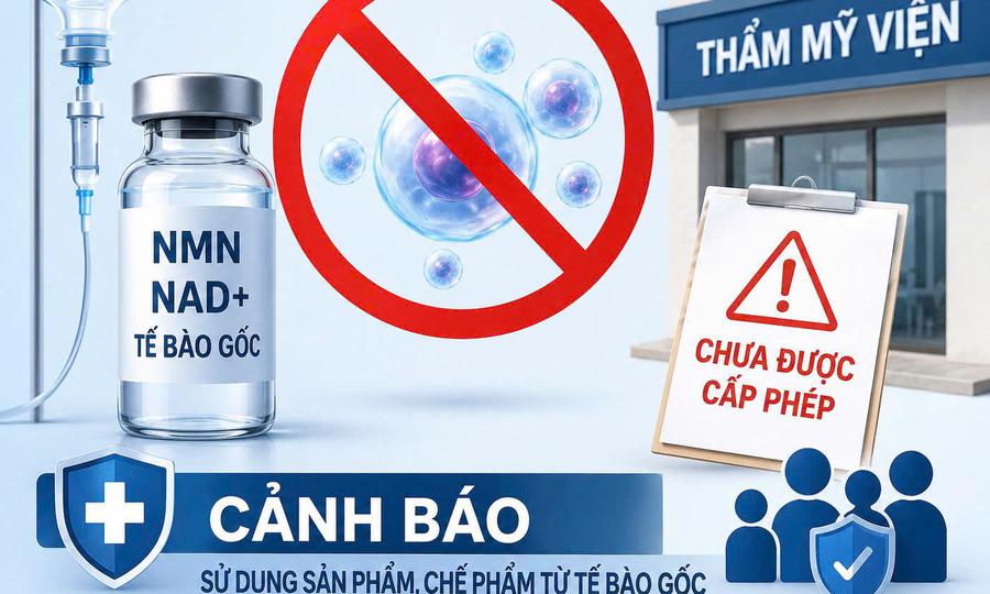 Cẩn trọng với sản phẩm tế bào gốc chưa được cấp phép