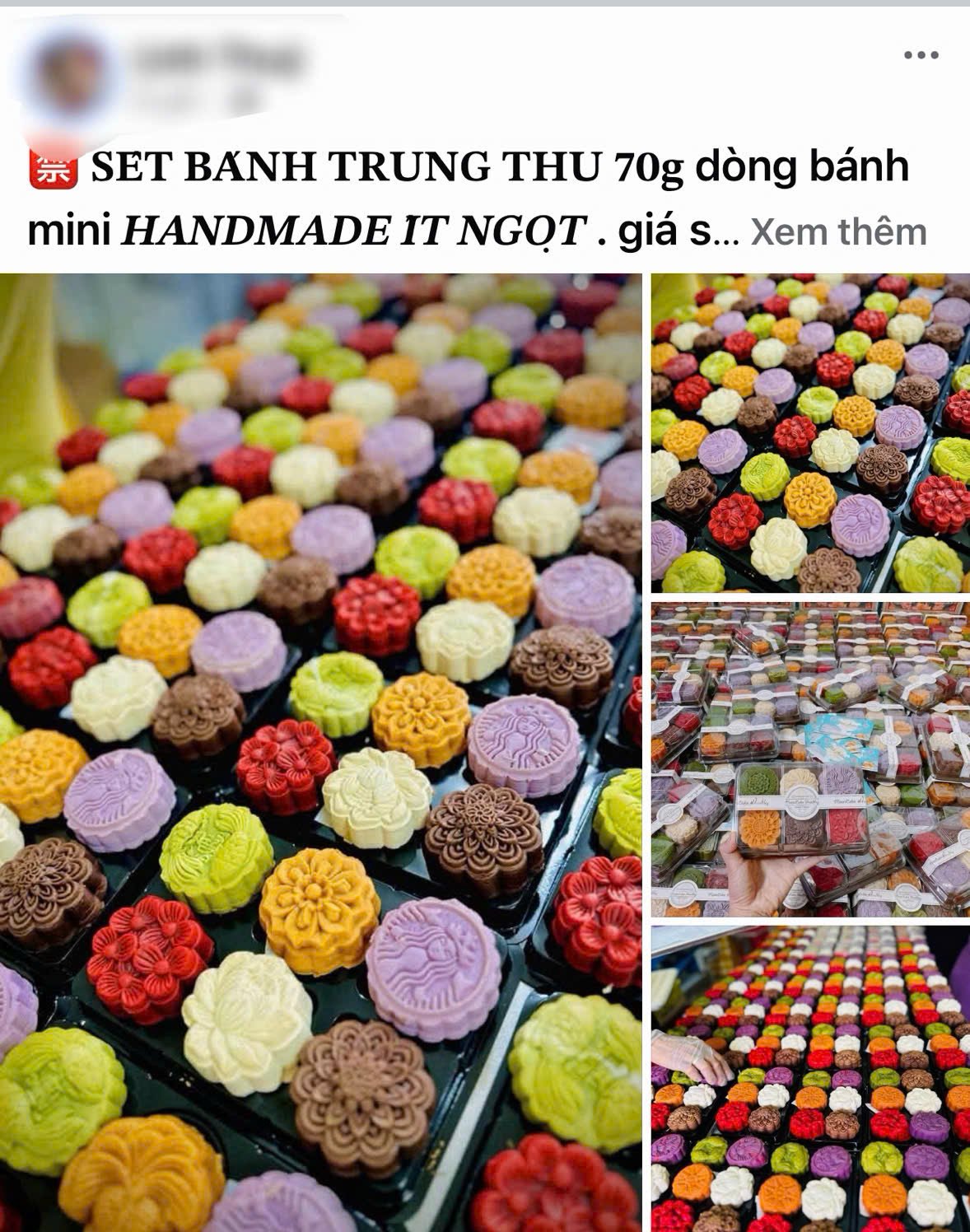 Bánh Trung thu handmade trên chợ mạng: “Sạch” đến đâu, ai kiểm chứng?