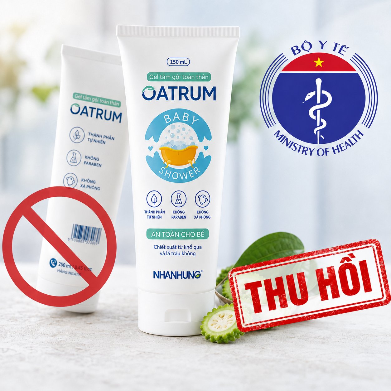 Bắc Ninh: Thu hồi khẩn cấp hai sản phẩm mỹ phẩm không đạt chỉ tiêu vi sinh vật