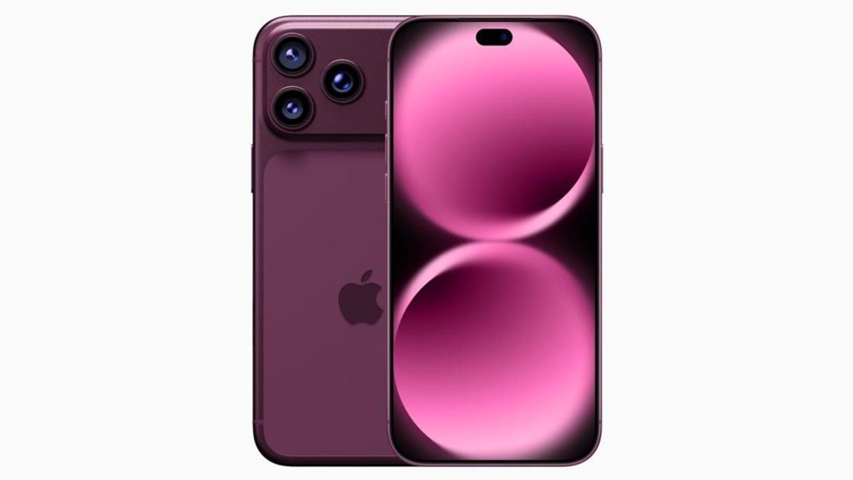 iPhone 18 Pro được cho l&agrave; sẽ c&oacute; m&agrave;u Dark Cherry c&ugrave;ng nhiều n&acirc;ng cấp về camera v&agrave; thiết kế. Ảnh dựng. Nguồn: Internet