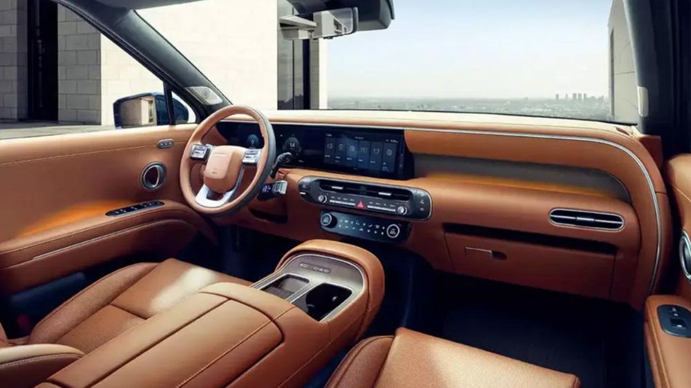 Khoang l&aacute;i Hyundai Palisade 2027. Ảnh: Hyundai.