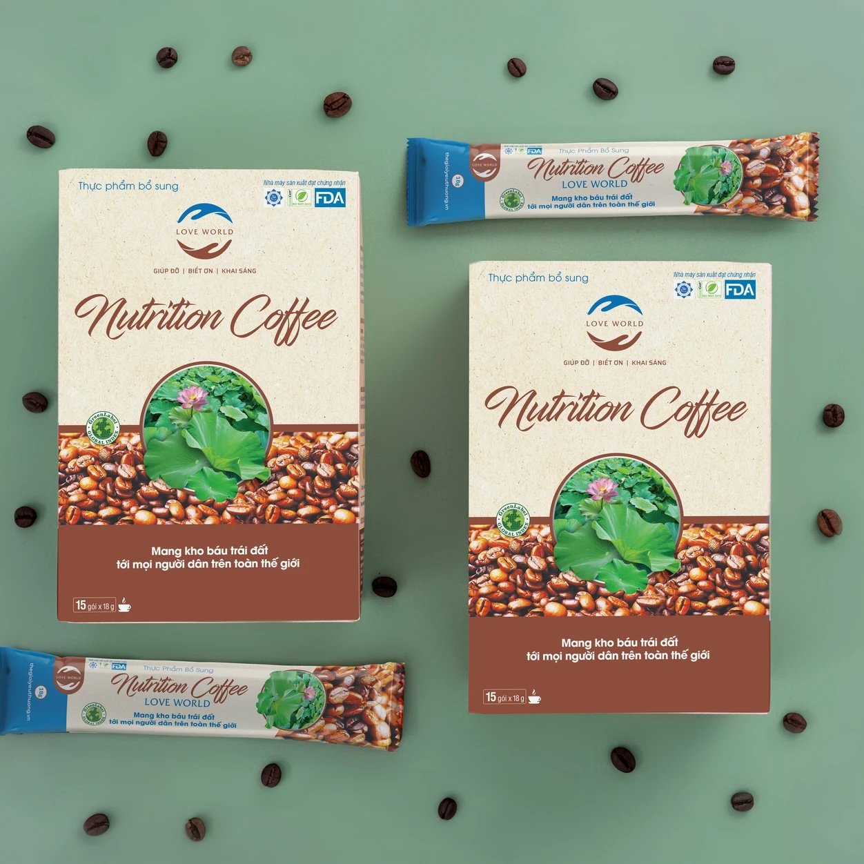 Cục An toàn thực phẩm đề nghị rà soát quảng cáo của sản phẩm Love World Nutrition Coffee