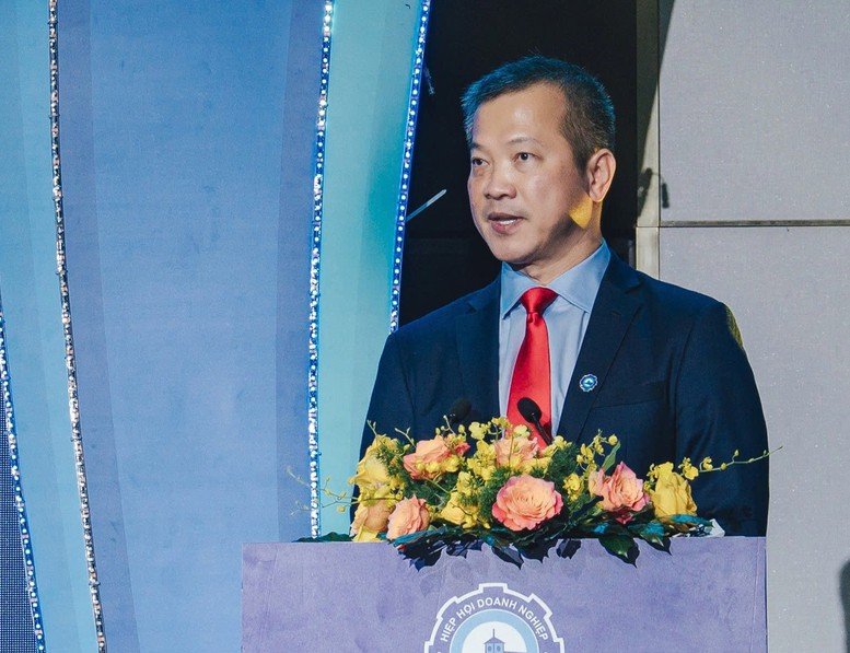 &Ocirc;ng Mai Hữu T&iacute;n, Chủ tịch Li&ecirc;n đo&agrave;n Doanh nghiệp TPHCM - Ảnh: chinhphu.vn/Minh Nhật