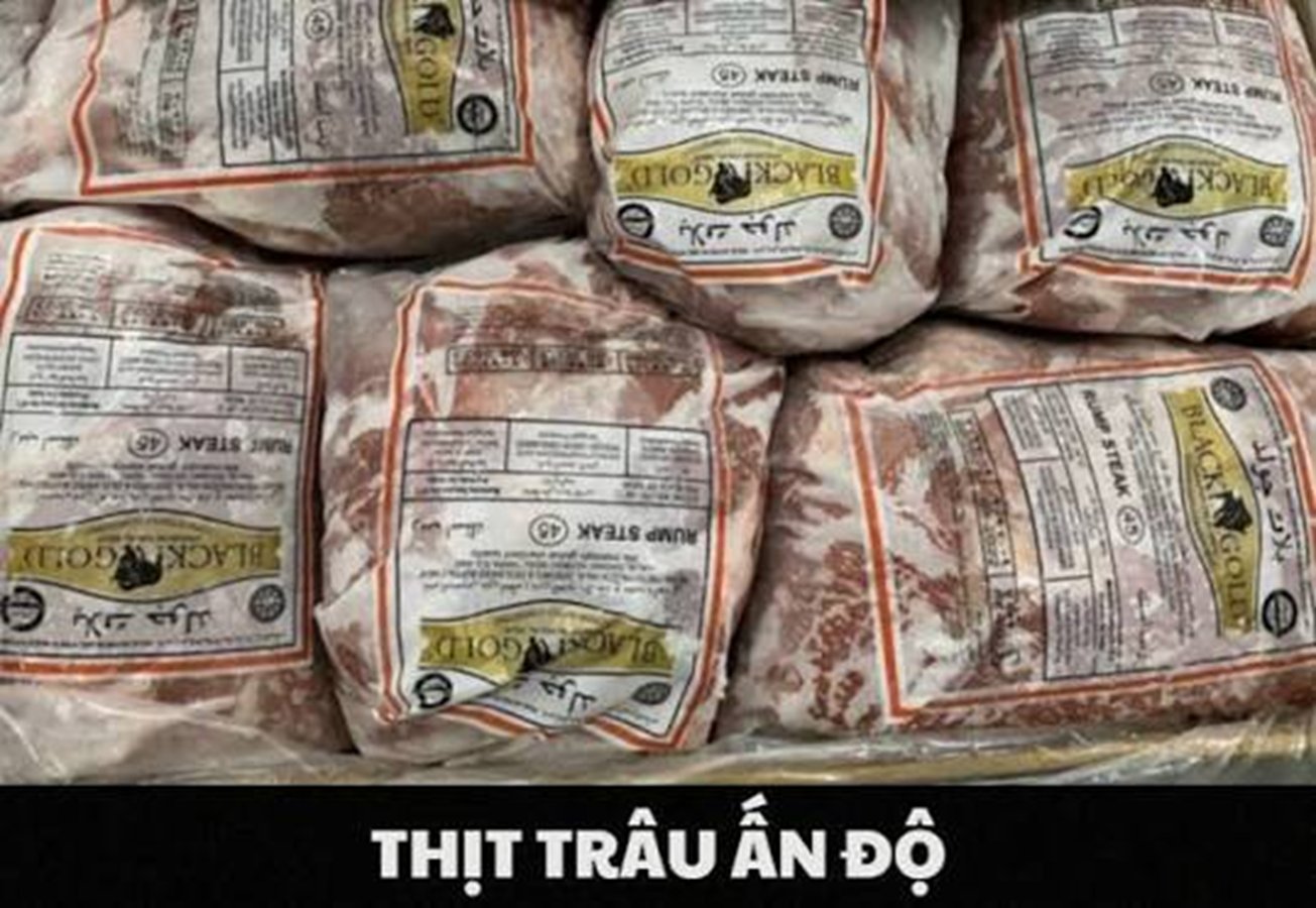Việt Nam chi gần nửa tỷ USD nhập khẩu thịt trâu đông lạnh từ Ấn Độ
