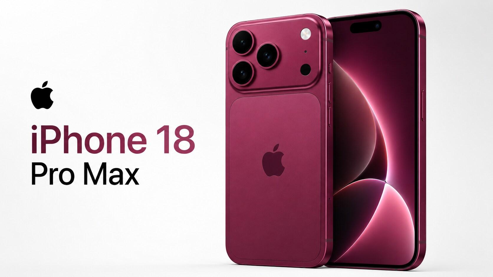 iPhone 18 Pro Max lộ loạt nâng cấp trước giờ G