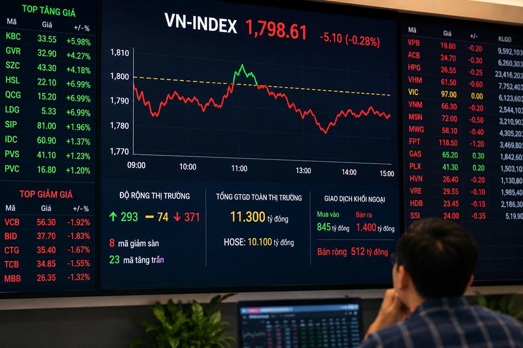 VN-Index đang ph&aacute;t đi những t&iacute;n hiệu t&iacute;ch cực khi d&ograve;ng tiền nội v&agrave; ngoại c&oacute; dấu hiệu trở lại. Ảnh minh họa, nguồn Internet