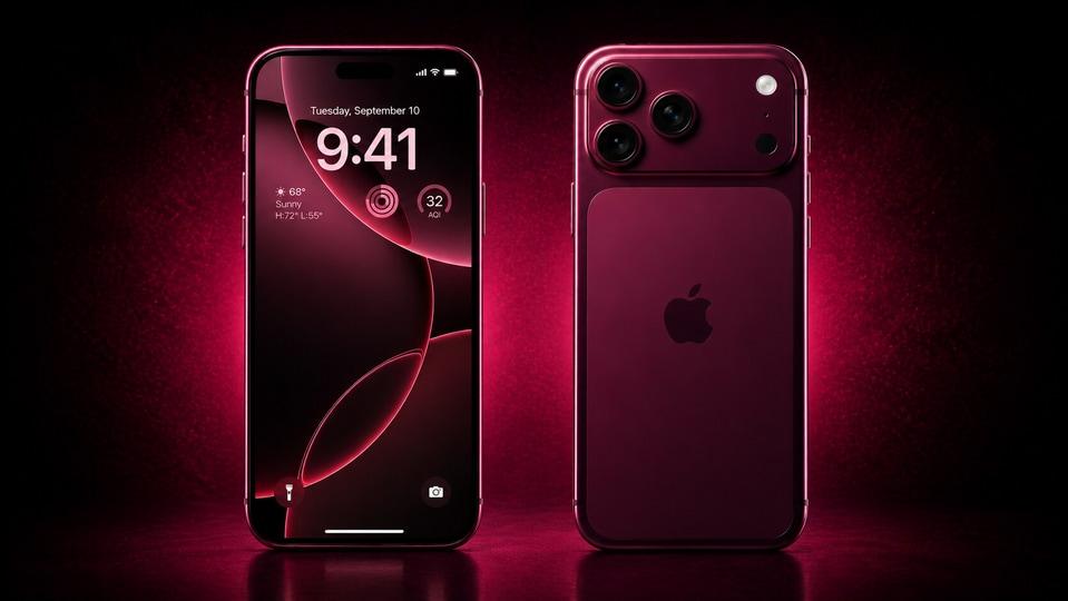 iPhone 18 Pro Max được đồn đo&aacute;n sẽ c&oacute; c&aacute;c m&agrave;u Dark Cherry, Sky Blue v&agrave; Black. Ảnh: MacWorld.
