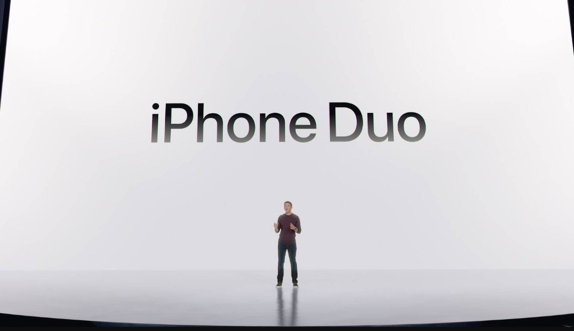 Apple ch&iacute;nh thức giới thiệu iPhone Duo, mẫu điện thoại gập đầu ti&ecirc;n trong lịch sử iPhone. Ảnh: Apple.