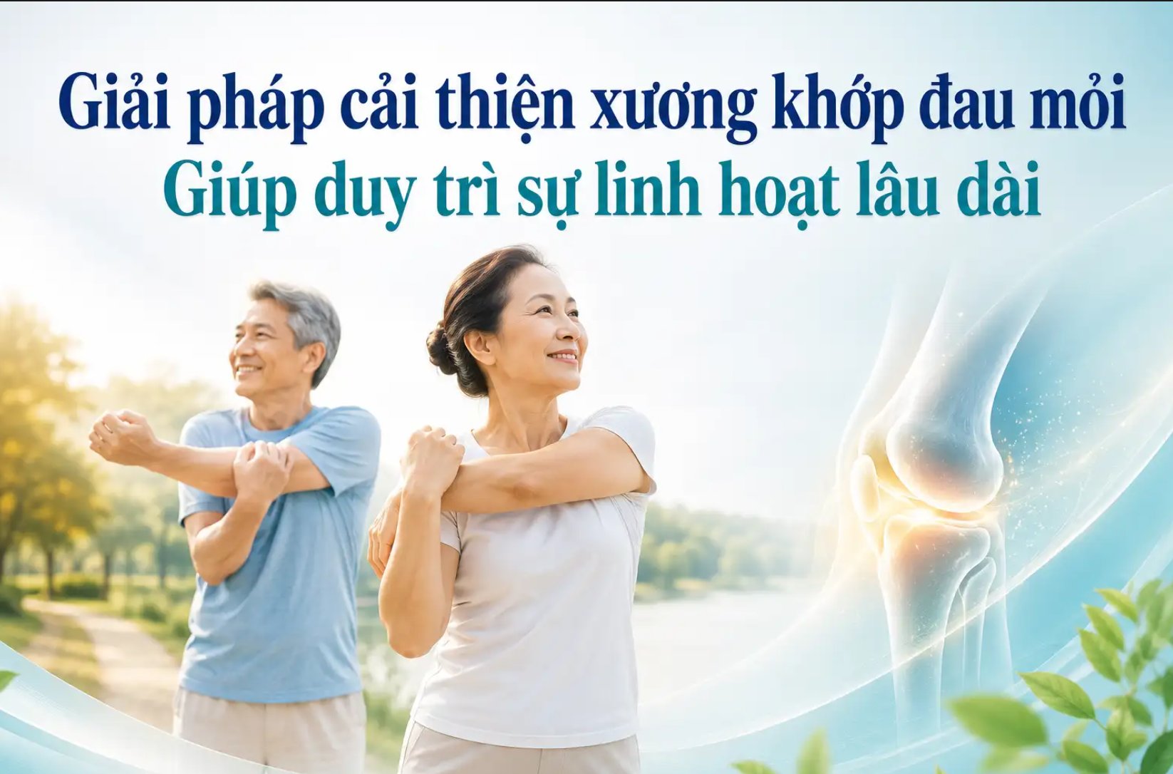 Giải pháp cải thiện xương khớp đau mỏi, giúp duy trì sự linh hoạt lâu dài