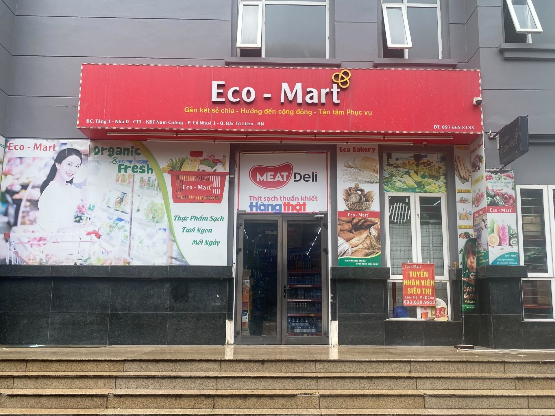 *Cơ sở Eco-Mart tầng 1, Nh&agrave; D, KĐT Nam Cường, phường Cổ Nhuế 1, quận Bắc Từ Li&ecirc;m, H&agrave; Nội.*