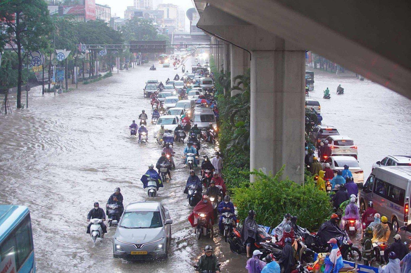 Miền Bắc mưa rất to 3 ngày, có nơi trên 550mm