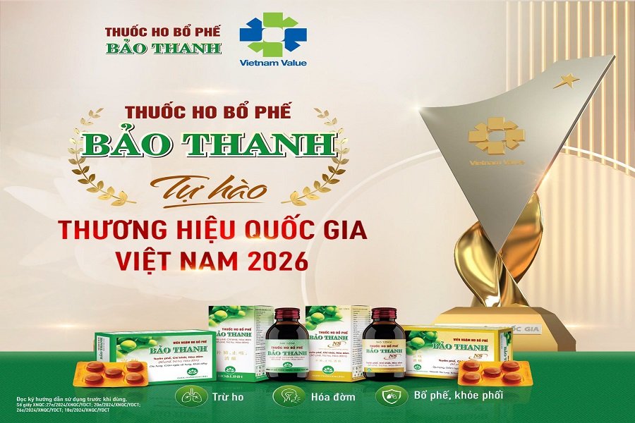 Bảo Thanh được vinh danh Thương hiệu Quốc gia lần thứ hai liên tiếp