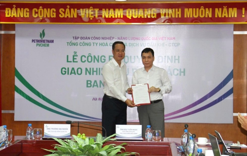 PVChem kiện toàn công tác điều hành, hướng tới mục tiêu phát triển giai đoạn mới