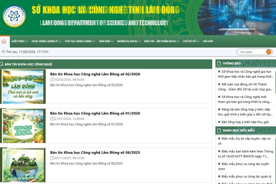 Lâm Đồng ra mắt 2 bản tin khoa học, công nghệ và chuyển đổi số