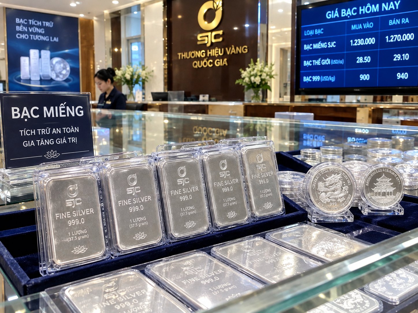 Giá bạc hôm nay 17/9: Tăng trở lại