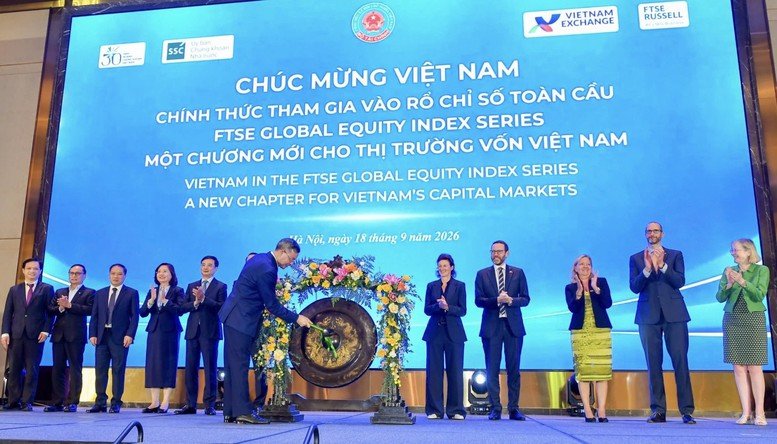 Chứng khoán Việt Nam chính thức gia nhập rổ chỉ số toàn cầu FTSE Russell