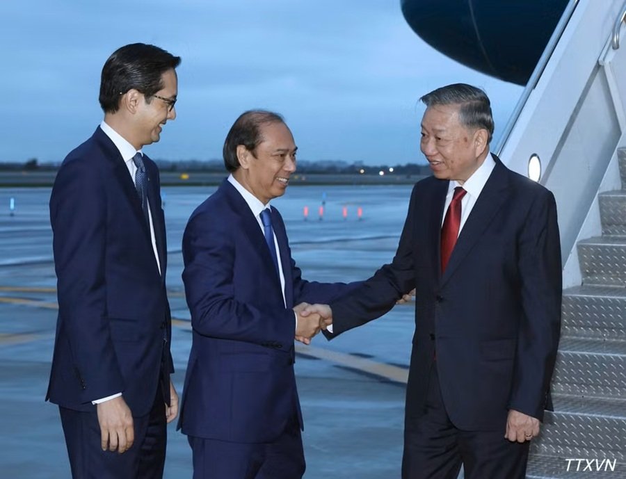 Tổng Bí thư, Chủ tịch nước Tô Lâm đến New York, bắt đầu chuyến thăm, làm việc tại Hoa Kỳ