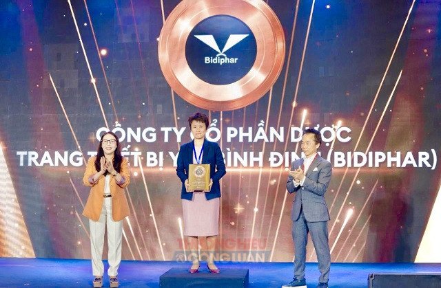 Gia Lai: BIDIPHAR được vinh danh 'Top 50 Công ty niêm yết tốt nhất'