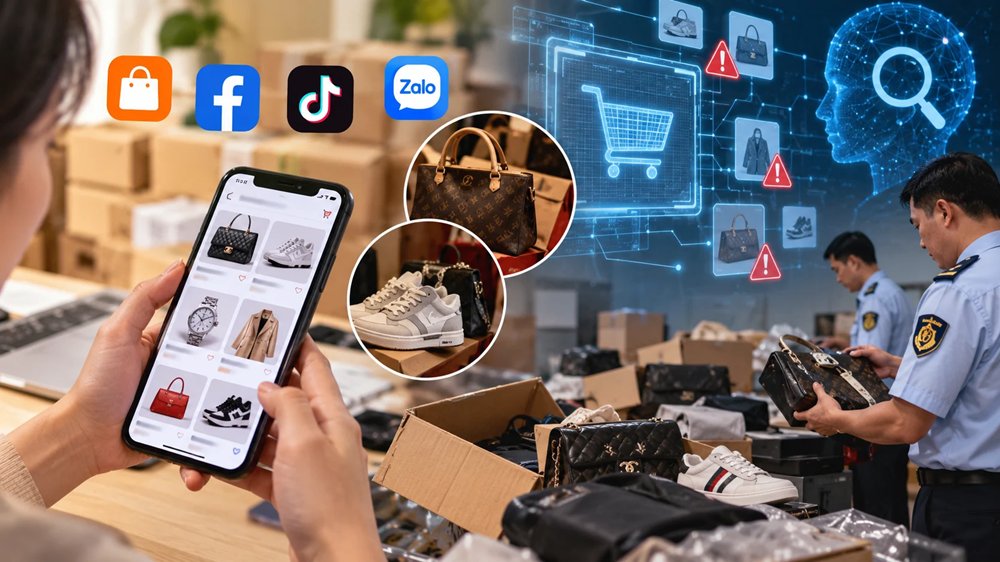 “Hàng thật trên ảnh, hàng giả khi nhận”: Ma trận thương hiệu trên môi trường số