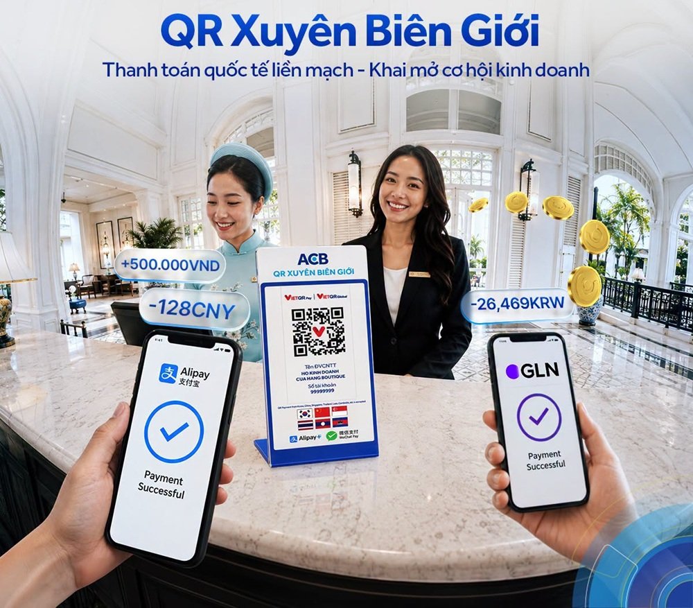 QR xuyên biên giới: Cuộc đua mới tại các điểm bán
