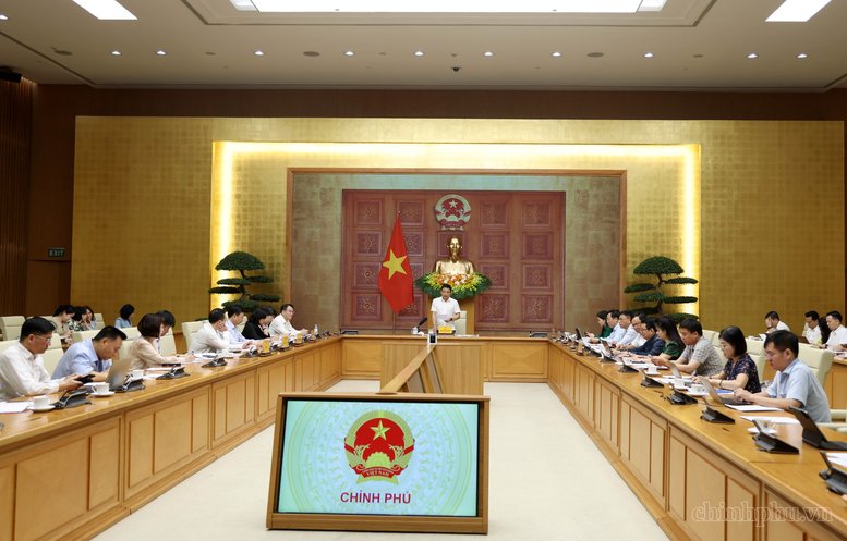 Ph&oacute; Thủ tướng Ch&iacute;nh phủ Nguyễn Văn Thắng chủ tr&igrave; cuộc họp của Ban Chỉ đạo điều h&agrave;nh gi&aacute; - Ảnh chinhphu.vn/Đức Tu&acirc;n
