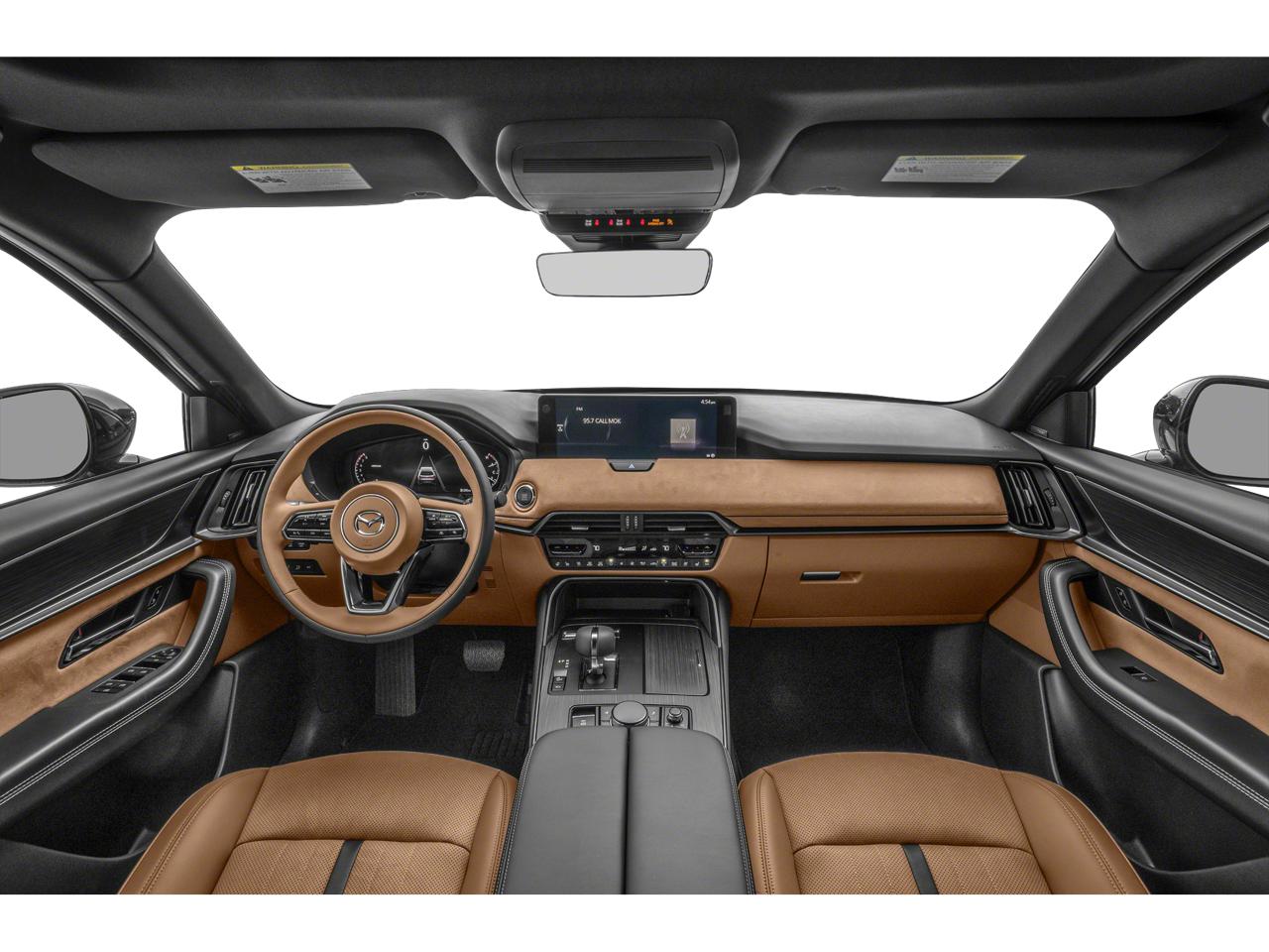 Khoang l&aacute;i Mazda CX-90 được ho&agrave;n thiện theo định hướng sang trọng, ch&uacute; trọng chất liệu v&agrave; t&iacute;nh thẩm mỹ.