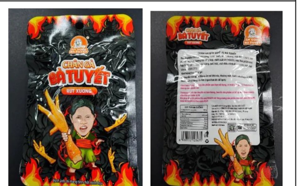 Nhật Bản tiêu hủy 573 gói chân gà Bà Tuyết
