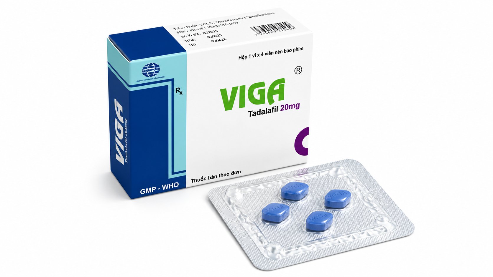 Thu hồi lô thuốc Viga số 012025 không đạt tiêu chuẩn chất lượng