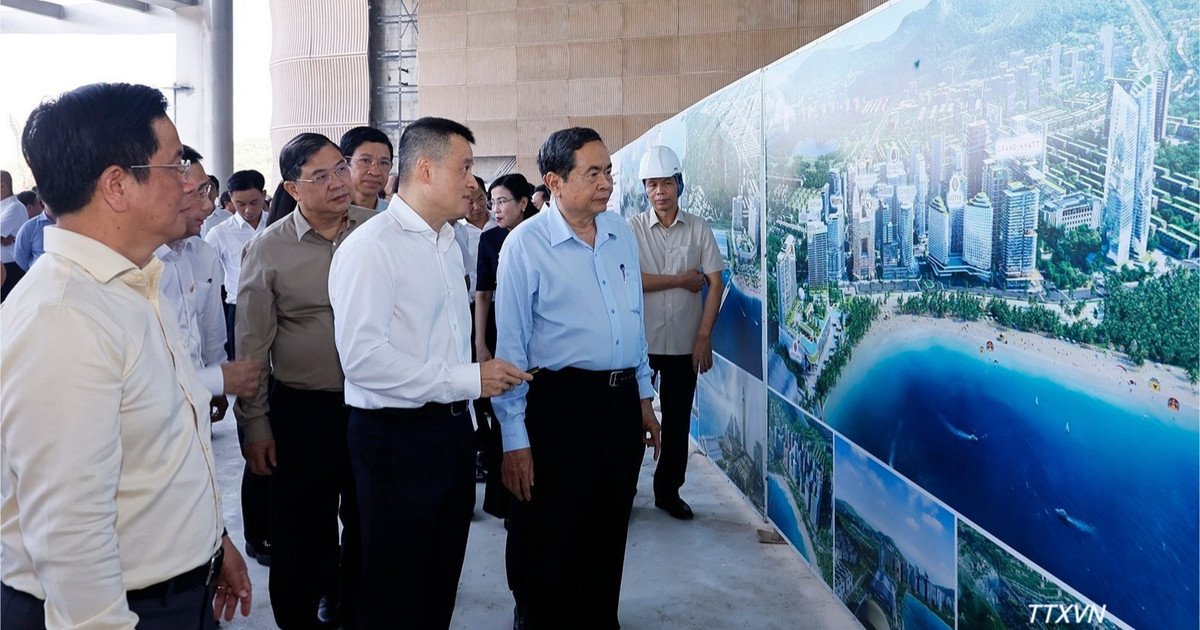 Chủ tịch Quốc hội Trần Thanh Mẫn nhấn mạnh tinh thần "3 không" trong thực hiện dự án phục vụ APEC 2027
