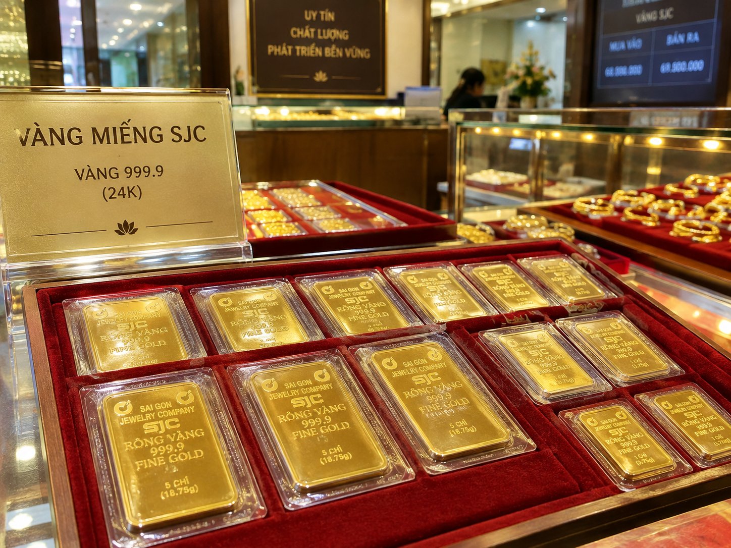 Giá vàng hôm nay 27/10: Giá vàng SJC ổn định