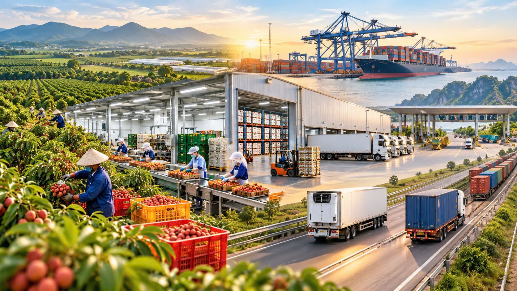 Logistics phải đi trước một bước để giữ giá trị nông sản